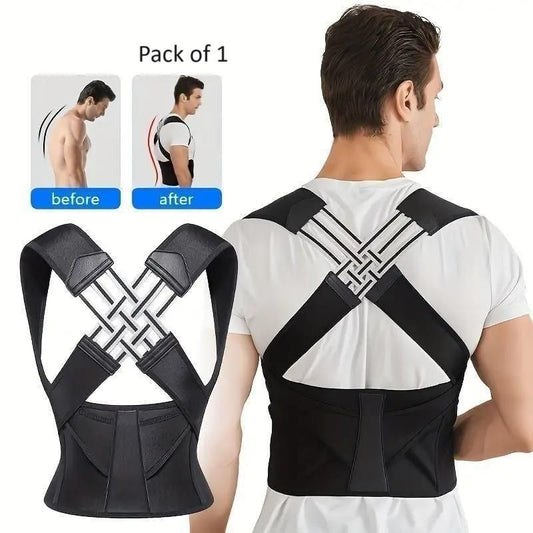 Adjustable Back Posture Corrector/ Slouching Relieve Pain Belt Men & Woman